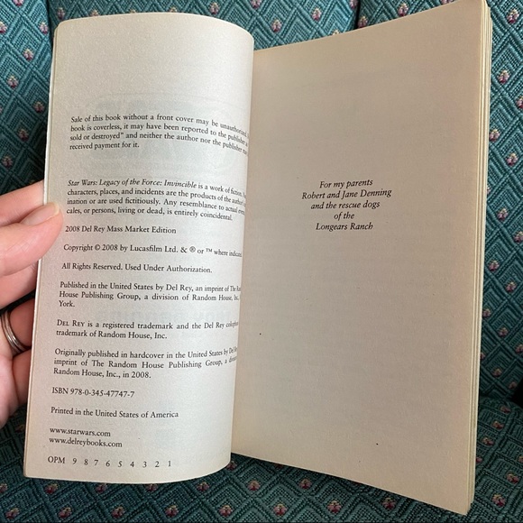 Star Wars: Legacy of the Force. Revelation by Traviss & Invincible by Denning - Picture 7 of 8